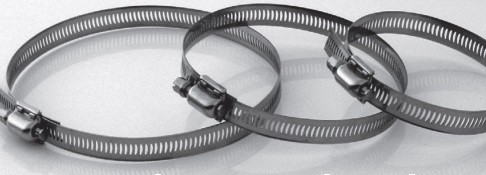 Schneckenschraubschellen, Edelstahl