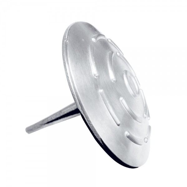 ALU-Markerungsnagel, Ø 100 mm, mit spitzen Schaft, ohne Reflexlinsen