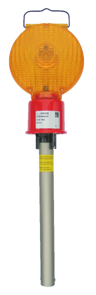 Blitz/LED-Stab für Leitkegel ab Höhe 500 mm, ein-/zweiseitig