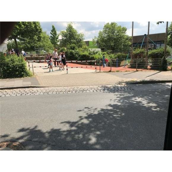 Wegesperre 70 x 70 mm, ortsfest, zusammenschraubbar, mit Querholm