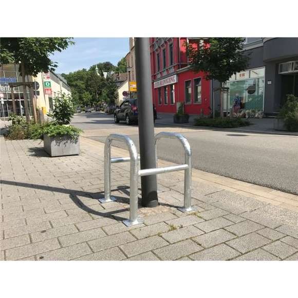Säulenschutzbügel Ø 60 mm, mit Querholm