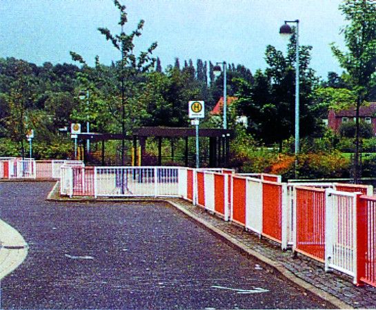 Schutzzaungitter für Haltestellen - Zaunfeld