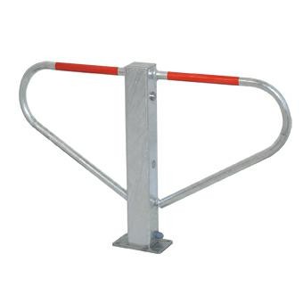 Parkplatzsperren, umlegbar, mit Rundzylinder