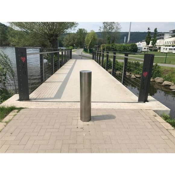 Edelstahlpoller, herausnehmbar, Ø 204 mm