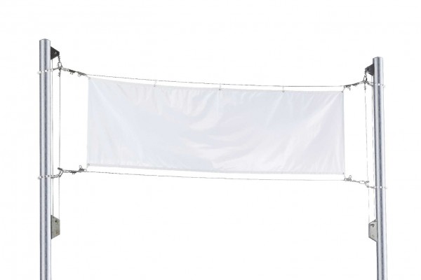 Orkan S - Transparent, ohne Ausleger, Aluminium, bis 7 m Höhe
