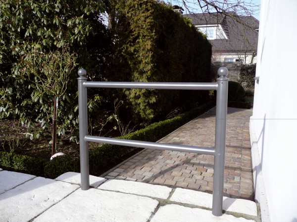 Fahrradanlehnbügel, mit Kugelkopf, zum Einbetonieren