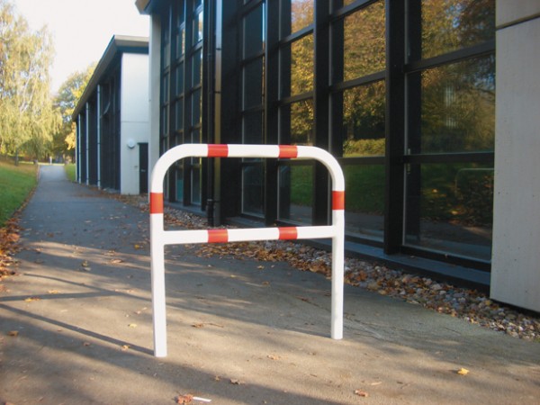 Absperrbügel Ø 48 mm, mit Querholm, zum Aufdübeln