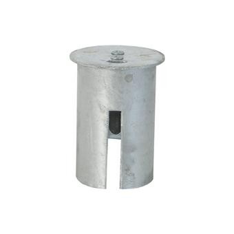 Abdeckkappe mit Federverschluss, für Ø 76 mm Pfosten