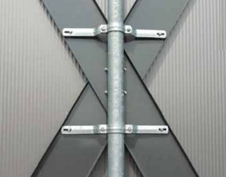 Schelle für Andreaskreuz, Stahl verzinkt