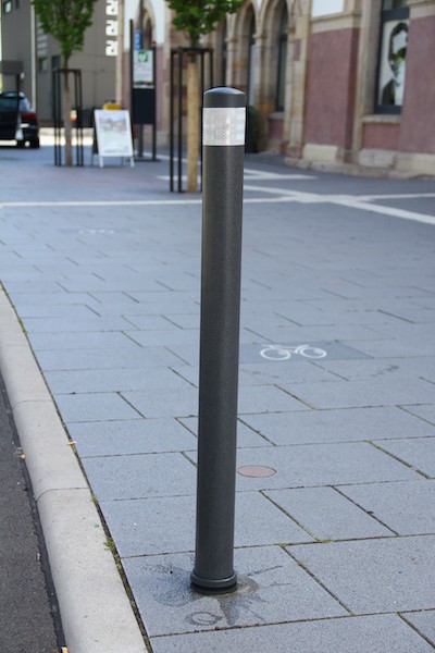 FlexPoller City, Ø 80 mm, mit Flachkopf