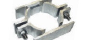 Doppel-Klemmschelle, Aluminium