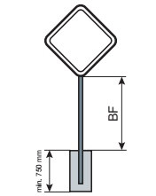 Rohrrahmen für Quadrate 2, einbeinig, Stahl