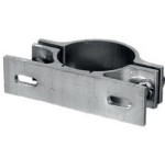 Schelle, Aluminium, für gelochte Verkehrszeichen