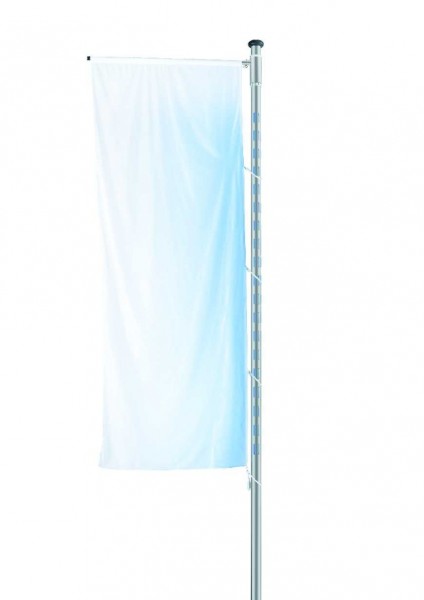 Brightlight A - Fahnenmast, mit Ausleger, mit LED Beleuchtung