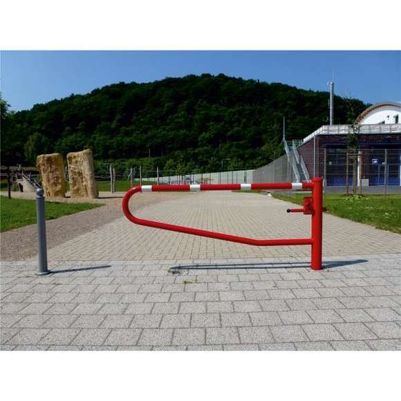 Gatterschranke Ø 102 mm, drehbar, Schrankenbaum Ø 60 mm