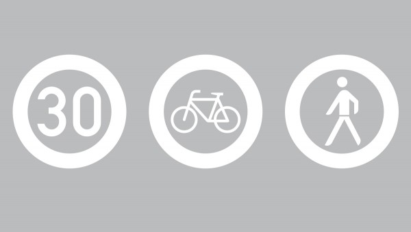 Fahrbahn-Dauermarkierung - Ronden nach StVO, weiß